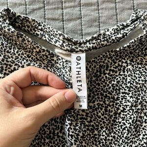 ATHLETA cheetah sweatshirt